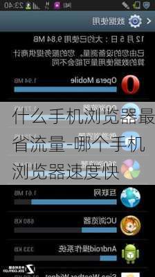 什么手机浏览器最省流量-哪个手机浏览器速度快