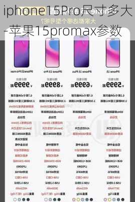 iphone15Pro尺寸多大-苹果15promax参数