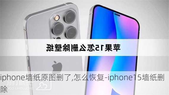 iphone墙纸原图删了,怎么恢复-iphone15墙纸删除