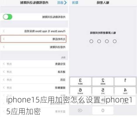 iphone15应用加密怎么设置-iphone15应用加密