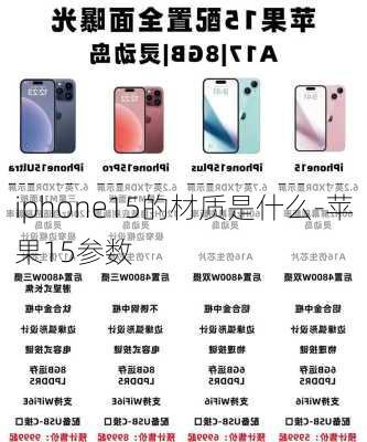 iphone15的材质是什么-苹果15参数