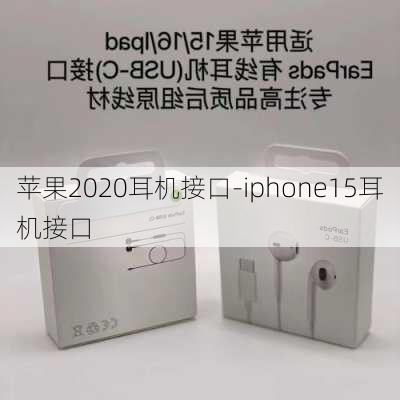 苹果2020耳机接口-iphone15耳机接口