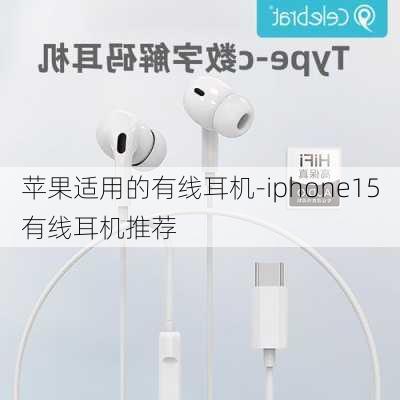 苹果适用的有线耳机-iphone15有线耳机推荐