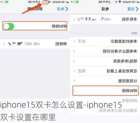 iphone15双卡怎么设置-iphone15双卡设置在哪里