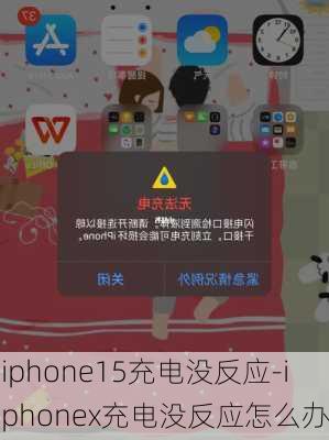 iphone15充电没反应-iphonex充电没反应怎么办