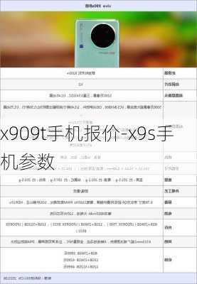 x909t手机报价-x9s手机参数