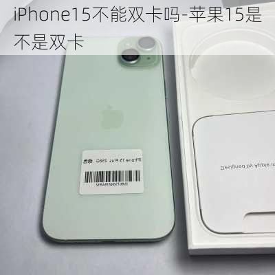 iPhone15不能双卡吗-苹果15是不是双卡