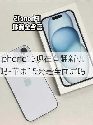 iphone15现在有翻新机吗-苹果15会是全面屏吗