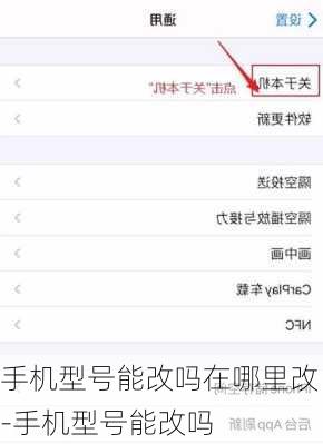 手机型号能改吗在哪里改-手机型号能改吗