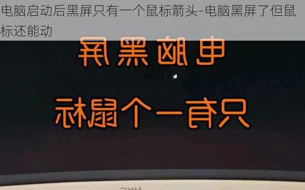 电脑启动后黑屏只有一个鼠标箭头-电脑黑屏了但鼠标还能动