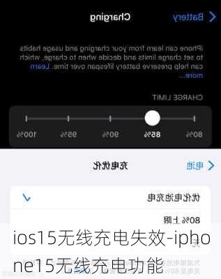 ios15无线充电失效-iphone15无线充电功能