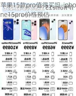 苹果15款pro值得买吗-iphone15pro价格预估