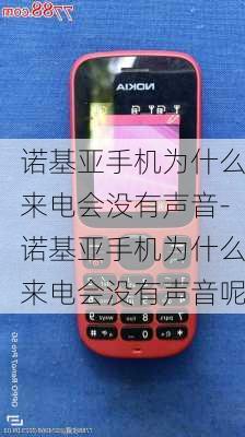 诺基亚手机为什么来电会没有声音-诺基亚手机为什么来电会没有声音呢