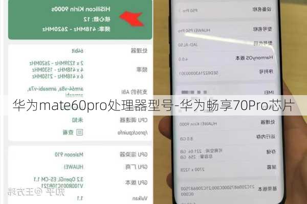 华为mate60pro处理器型号-华为畅享70Pro芯片