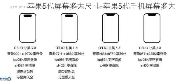 苹果5代屏幕多大尺寸-苹果5代手机屏幕多大