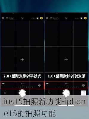 ios15拍照新功能-iphone15的拍照功能