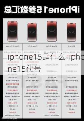 iphone15是什么-iphone15代号