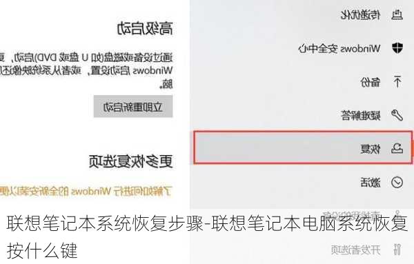 联想笔记本系统恢复步骤-联想笔记本电脑系统恢复按什么键