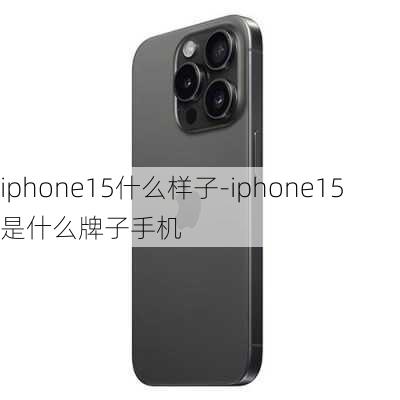 iphone15什么样子-iphone15是什么牌子手机