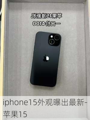 iphone15外观曝出最新-苹果15