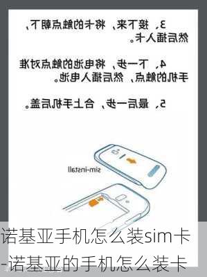 诺基亚手机怎么装sim卡-诺基亚的手机怎么装卡